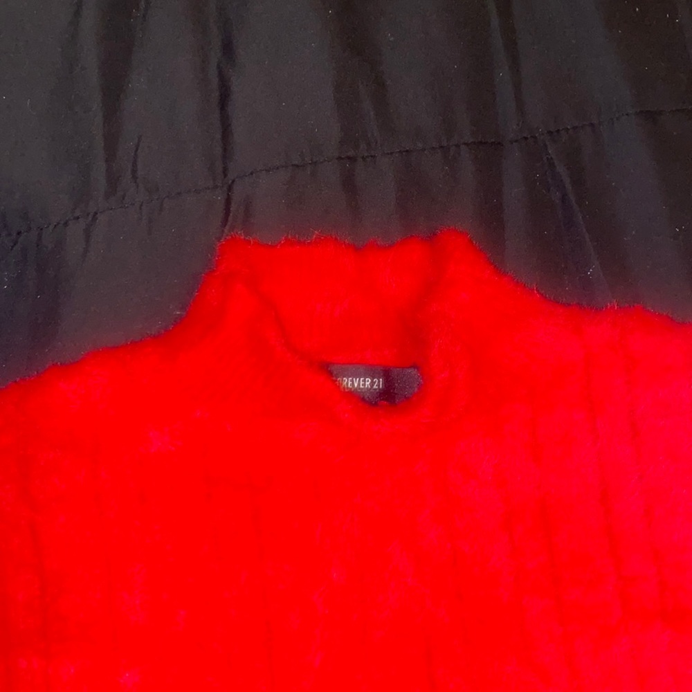 fuzzy forever 21 long sleeve